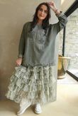 Original Hippie Sweatshirt Vintage Wash Khaki